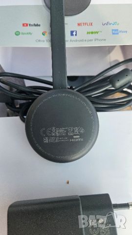 Google chromecast 3 original, снимка 4 - Плейъри, домашно кино, прожектори - 45254108