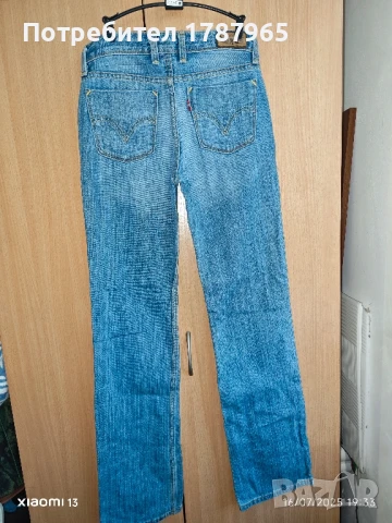 Нови Дамски дънки Levi's, модел 627 straight, 34 номер, снимка 2 - Дънки - 51055340