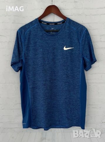 Мъжка спортна тениска Nike Dri Fit Miller L размер, снимка 7 - Тениски - 46439500