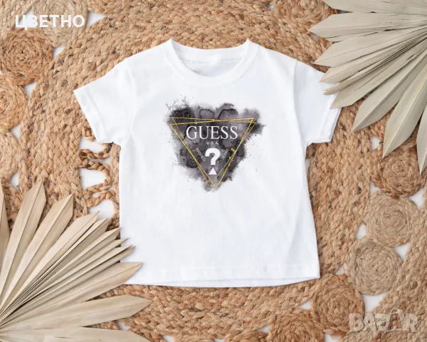 Дамски, мъжки, детски тениски с принт GUESS , снимка 3 - Тениски - 48648565