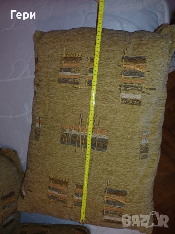 Комплект 5 облегални възглавници за диван с калъфки, снимка 7 - Дивани и мека мебел - 53745521