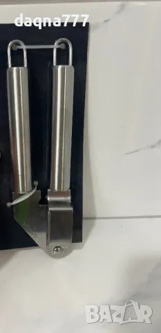 Стоманена преса за чесън нова, снимка 8 - Аксесоари за кухня - 50435384