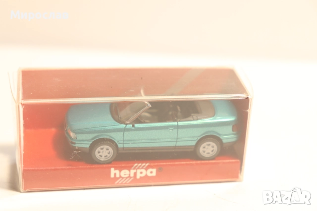 HERPA H0 1/87 AUDI CABRIO КОЛИЧКА КАМИОН МОДЕЛ, снимка 2 - Колекции - 52891845