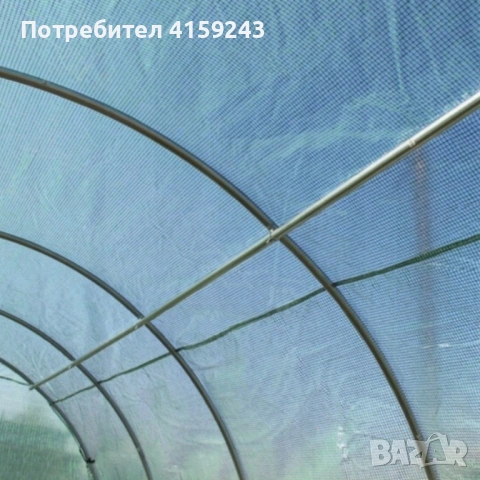 Градинска четирисегментна бяла оранжерия - модерен и ярък дизайн - 6 х 3 х 2м, снимка 2 - Оранжерии - 53801430