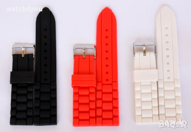 НОВА БЯЛА КАИШКА ЗА ЧАСОВНИК ЕСТЕСТВЕНА КОЖА.БЕЛИ КОЖЕНИ КАИШКИ ЗА ЧАСОВНИЦИ.BIALA KAISHKA KAI{KA, снимка 12 - Каишки за часовници - 42489545