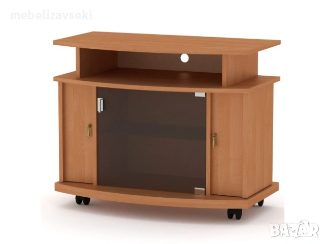 Нов! ТВ шкаф Компанит Америка, снимка 5 - Шкафове - 53807112