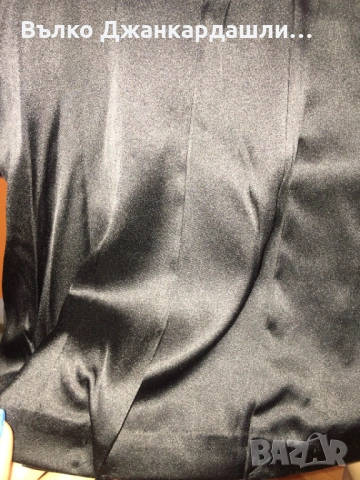 Черна копринена пола By Malene Birger , снимка 3 - Поли - 53231317