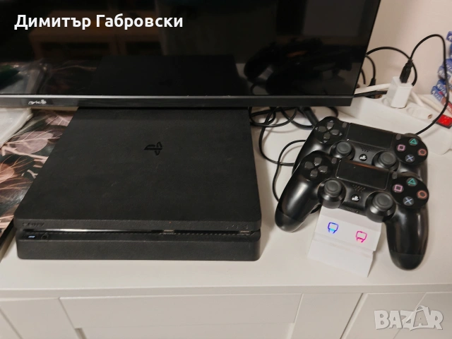 PS4 Playstation 4 slim 500GB с два джойстика, снимка 5 - PlayStation конзоли - 54077791