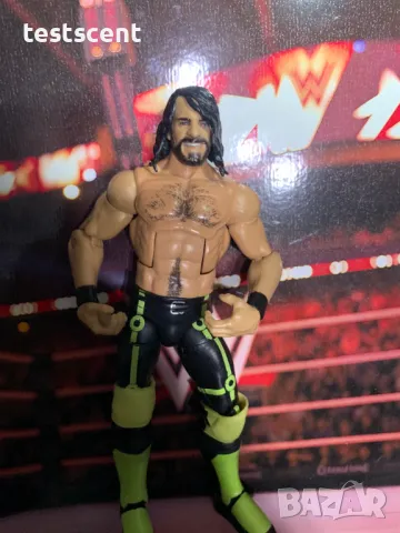 Екшън фигура WWE Seth Rollins Сет Ролинс Mattel Elite figure играчка neon yellow & black, снимка 4 - Колекции - 49152214