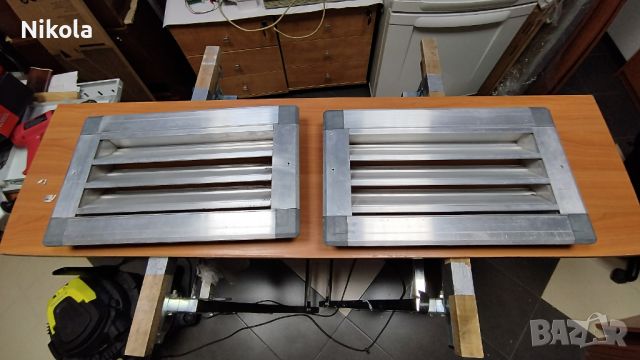 Алуминиев дифузьор / дифузер - решетка за въздуховод 2бр, снимка 13 - Строителни материали - 46142731