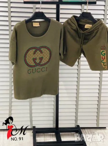 екипи тениска и панталонки gucci , снимка 4 - Спортни дрехи, екипи - 46898864