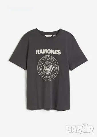 Тениска Ramones H&M, снимка 1 - Тениски - 47662290