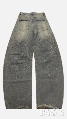 Дънки с камъни , снимка 2 - Дънки - 53939908