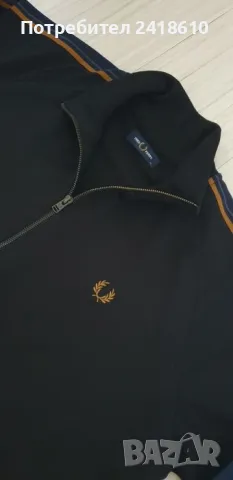 Fred Perry Track Jacket Full Zip Mens Size XL НОВО! ОРИГИНАЛ! Мъжко Горнище с цял цип!, снимка 9 - Спортни дрехи, екипи - 47539258