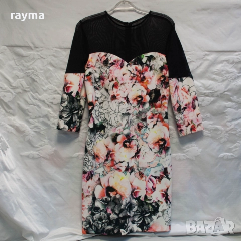 MARCIANO GUESS оригинална елегантна рокля с флорален принт