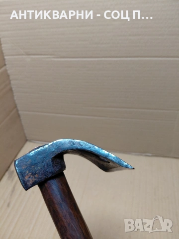 Соц Стар Ръчно Кован Дърводелски Инструмент За Дълбане 0.640кг. НОМЕР 757., снимка 4 - Антикварни и старинни предмети - 54220750