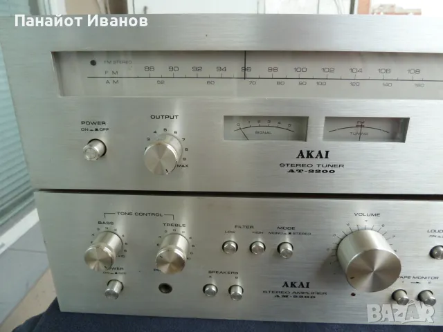 Akai AM-2200 + AT-2200 усилвател и тунер +тонколони комплект, снимка 3 - Ресийвъри, усилватели, смесителни пултове - 49533675