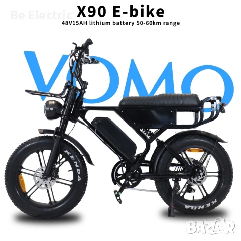 НОВО!!! Електрически FATBIKE Vomo X90 500W 48V/15AH