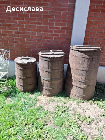 Дървени каци 3бр.за 130евро., снимка 2 - Декорация за дома - 54244571