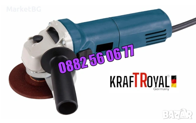 Електрически Ъглошлайф 1200W 125 мм, с регулация на оборотите, снимка 2 - Ъглошлайфи - 53273984