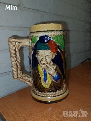 Винтидж Керамични халби за бира 
в немски стил , снимка 4 - Антикварни и старинни предмети - 45888061