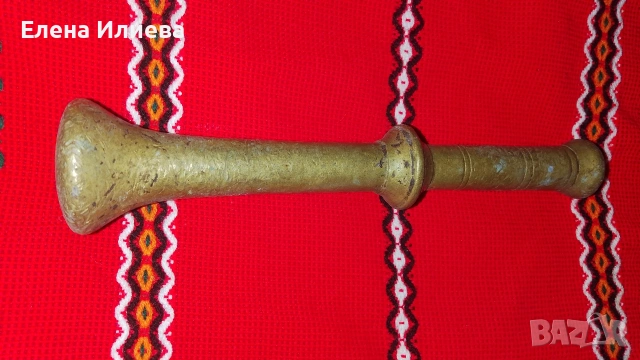 Чукало за месингово хаванче 20 см, снимка 2 - Антикварни и старинни предмети - 53338266