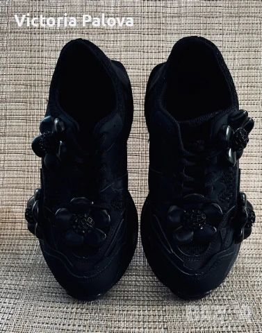 Ефектни масивни черни  маратонки , снимка 11 - Маратонки - 50509695