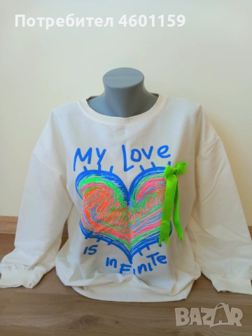 Нова дамска блуза , снимка 2 - Блузи с дълъг ръкав и пуловери - 53742729