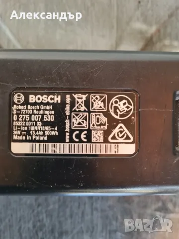 Батерия за велосипед на BOSCH 36 v - 13.4ah 500wh, снимка 2 - Велосипеди - 47211373