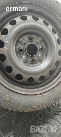 Железни джанти с гуми 14 ки за тойота айго
