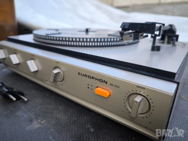 Грамофон Europhon AG505, снимка 4 - Грамофони - 52247670