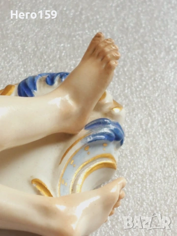 Порцеланова фигура на фирма MEISSEN-начало на 20 век., снимка 16 - Колекции - 54291121
