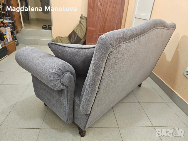 двуместен ретро диван , снимка 2 - Дивани и мека мебел - 53917279