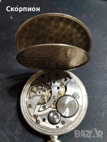  Джобен часовник - JUNGHANS - С НАГРАДЕН НАДПИС - УНИКАЛЕН, снимка 6 - Джобни - 50777361