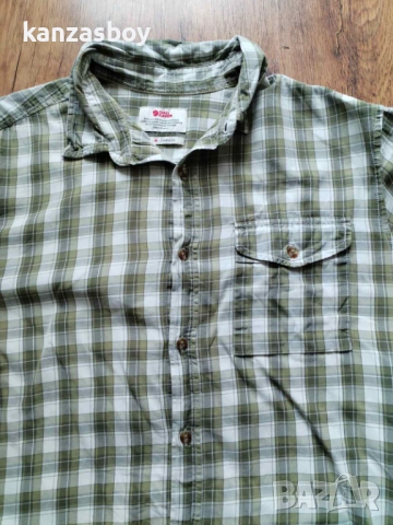 Fjällräven Sarek Shirt S/S Mens, Olive - мъжка риза М, снимка 2 - Ризи - 53864226