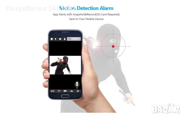 Часовник iUni Plus, С шпионска камера, снимка 7 - Друга електроника - 52434326