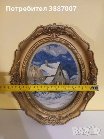 Гоблен"Къщата с фенерчето", снимка 3 - Гоблени - 53915331