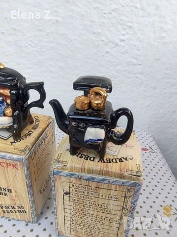 5 миниатюрни чайника Paul Cardew Tiny Teapots, снимка 5 - Колекции - 52798432