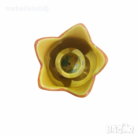 Ретро ръчно изработен свещник „Лале“, снимка 3 - Други - 53595686