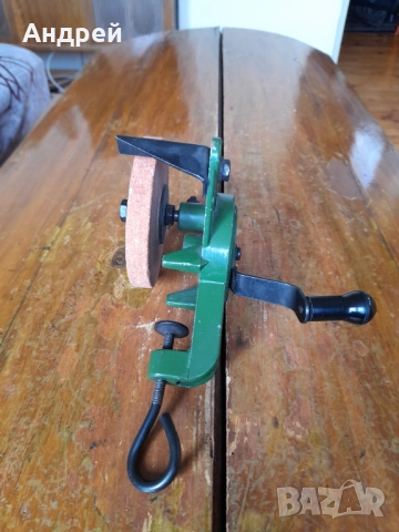 Стар ръчен шмиргел #2, снимка 2 - Антикварни и старинни предмети - 51995543