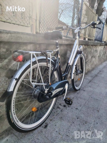 28 цола алуминиев велосипед с 7 скорости усилени капли амортисьори предни като нов , снимка 5 - Велосипеди - 53749967