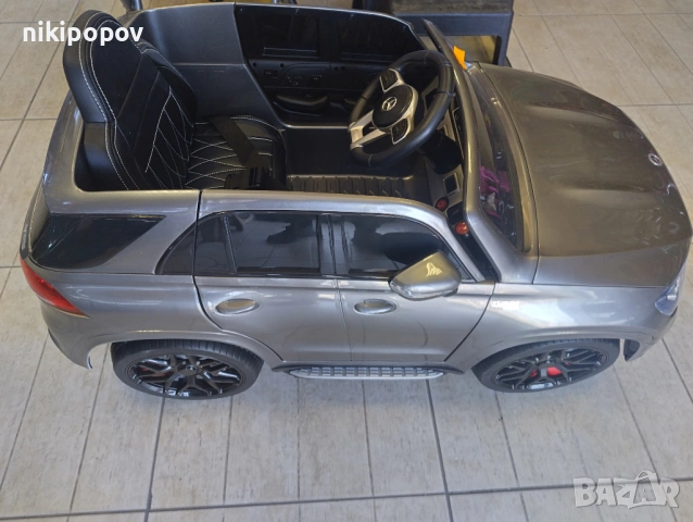 MERCEDES акумулаторен джип M CLASS сив, снимка 3 - Други - 53849630