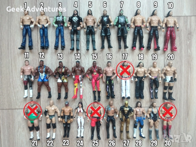 WWE Екшън Колекционерски Фигурки Кеч Pro-Wrestling Аксесоари Cena HHH, снимка 2 - Колекции - 46483918