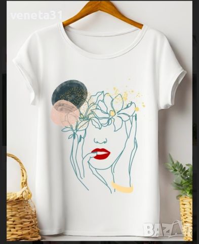 Дамски Art блузи с къс ръкав , снимка 7 - Тениски - 45625895