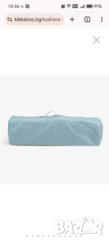 Сгъваема детска кошара със сгъваем матрак за нея, снимка 2 - Кошарки - 52864008