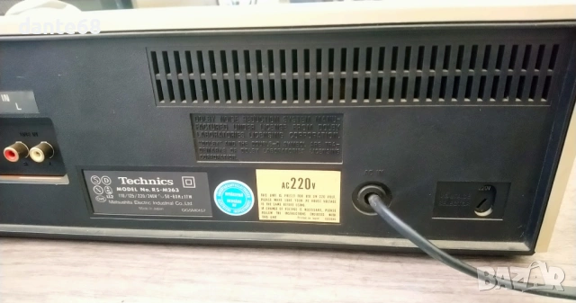 Касетен дек Technics RS-M263, снимка 6 - Декове - 54250786