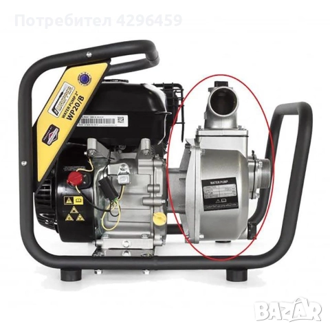 Прикачна Водна Помпа  2", 30000 л/час, 6300 об/мин., снимка 6 - Градинска техника - 52159359