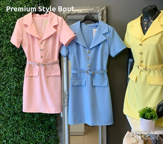 рокли с колани , снимка 4 - Рокли - 53925186