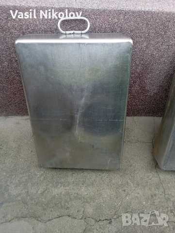 Тава хром Силистра от соца 40см на 60см на 8см дълбочина., снимка 3 - Съдове за готвене - 53245804