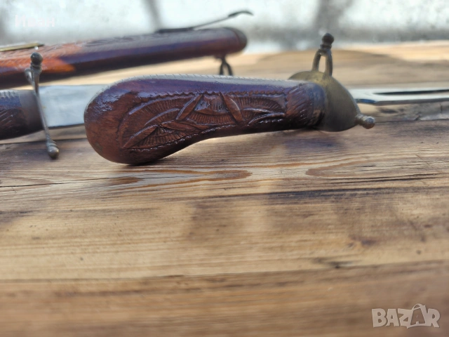 винтидж индийски комплект за рязане и сервиране на месо,, снимка 6 - Антикварни и старинни предмети - 53562338